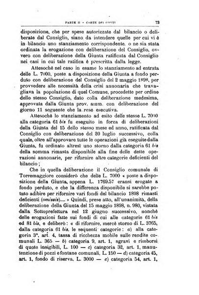 La giustizia amministrativa raccolta di decisioni e pareri del Consiglio di Stato, decisioni della Corte dei conti, sentenze della Cassazione di Roma, e decisioni delle Giunte provinciali amministrative