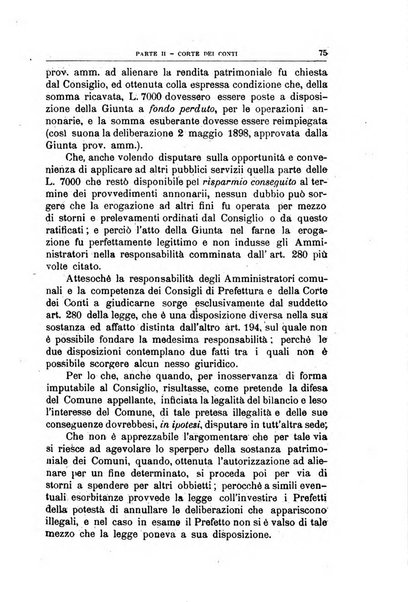 La giustizia amministrativa raccolta di decisioni e pareri del Consiglio di Stato, decisioni della Corte dei conti, sentenze della Cassazione di Roma, e decisioni delle Giunte provinciali amministrative