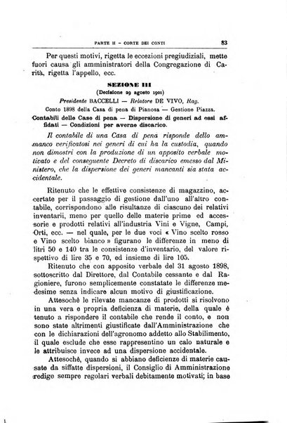 La giustizia amministrativa raccolta di decisioni e pareri del Consiglio di Stato, decisioni della Corte dei conti, sentenze della Cassazione di Roma, e decisioni delle Giunte provinciali amministrative