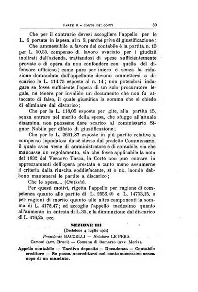 La giustizia amministrativa raccolta di decisioni e pareri del Consiglio di Stato, decisioni della Corte dei conti, sentenze della Cassazione di Roma, e decisioni delle Giunte provinciali amministrative