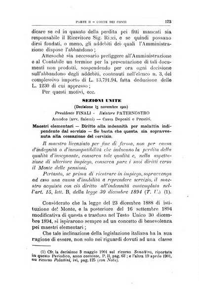 La giustizia amministrativa raccolta di decisioni e pareri del Consiglio di Stato, decisioni della Corte dei conti, sentenze della Cassazione di Roma, e decisioni delle Giunte provinciali amministrative