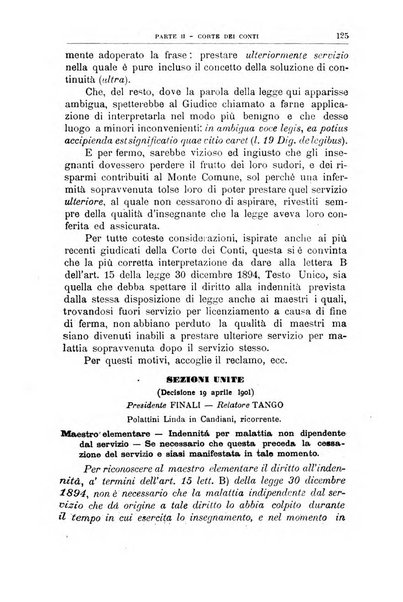 La giustizia amministrativa raccolta di decisioni e pareri del Consiglio di Stato, decisioni della Corte dei conti, sentenze della Cassazione di Roma, e decisioni delle Giunte provinciali amministrative