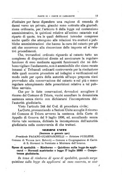 La giustizia amministrativa raccolta di decisioni e pareri del Consiglio di Stato, decisioni della Corte dei conti, sentenze della Cassazione di Roma, e decisioni delle Giunte provinciali amministrative