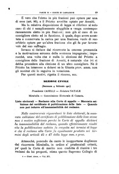 La giustizia amministrativa raccolta di decisioni e pareri del Consiglio di Stato, decisioni della Corte dei conti, sentenze della Cassazione di Roma, e decisioni delle Giunte provinciali amministrative