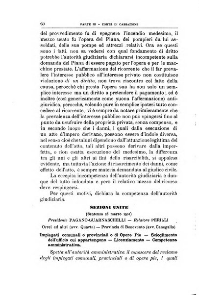 La giustizia amministrativa raccolta di decisioni e pareri del Consiglio di Stato, decisioni della Corte dei conti, sentenze della Cassazione di Roma, e decisioni delle Giunte provinciali amministrative