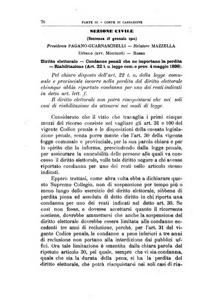 La giustizia amministrativa raccolta di decisioni e pareri del Consiglio di Stato, decisioni della Corte dei conti, sentenze della Cassazione di Roma, e decisioni delle Giunte provinciali amministrative