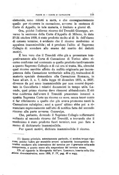 La giustizia amministrativa raccolta di decisioni e pareri del Consiglio di Stato, decisioni della Corte dei conti, sentenze della Cassazione di Roma, e decisioni delle Giunte provinciali amministrative