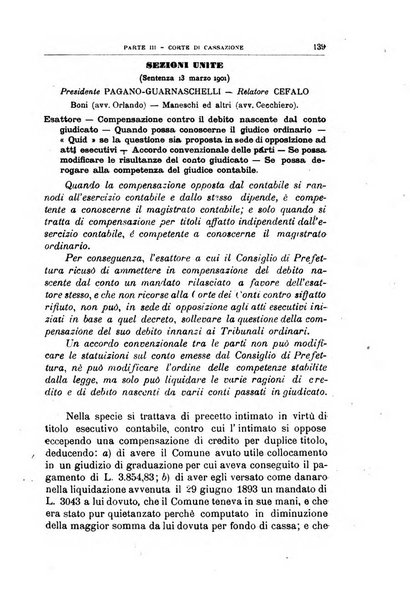 La giustizia amministrativa raccolta di decisioni e pareri del Consiglio di Stato, decisioni della Corte dei conti, sentenze della Cassazione di Roma, e decisioni delle Giunte provinciali amministrative