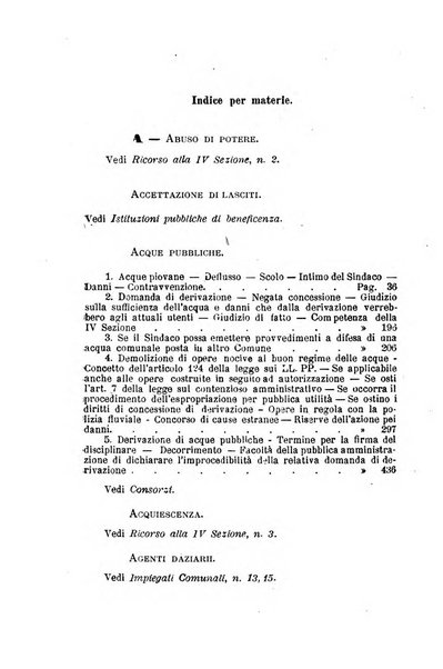 La giustizia amministrativa raccolta di decisioni e pareri del Consiglio di Stato, decisioni della Corte dei conti, sentenze della Cassazione di Roma, e decisioni delle Giunte provinciali amministrative