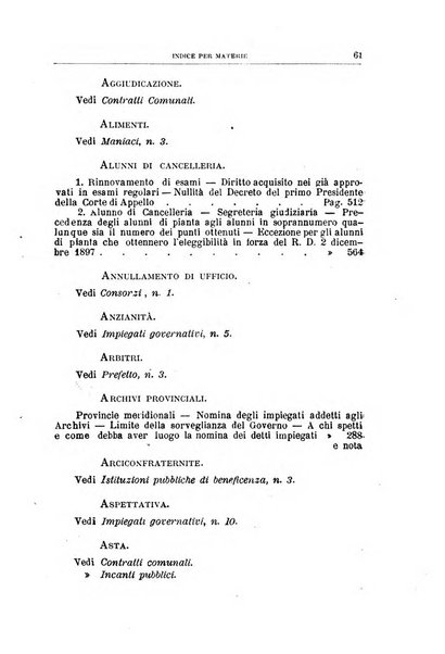 La giustizia amministrativa raccolta di decisioni e pareri del Consiglio di Stato, decisioni della Corte dei conti, sentenze della Cassazione di Roma, e decisioni delle Giunte provinciali amministrative