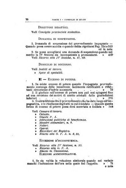 La giustizia amministrativa raccolta di decisioni e pareri del Consiglio di Stato, decisioni della Corte dei conti, sentenze della Cassazione di Roma, e decisioni delle Giunte provinciali amministrative