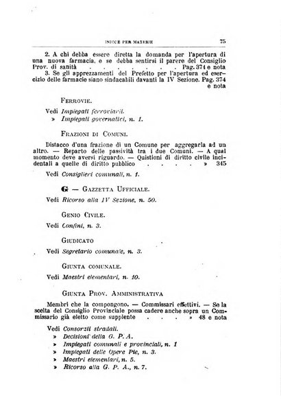 La giustizia amministrativa raccolta di decisioni e pareri del Consiglio di Stato, decisioni della Corte dei conti, sentenze della Cassazione di Roma, e decisioni delle Giunte provinciali amministrative