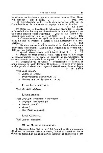 La giustizia amministrativa raccolta di decisioni e pareri del Consiglio di Stato, decisioni della Corte dei conti, sentenze della Cassazione di Roma, e decisioni delle Giunte provinciali amministrative