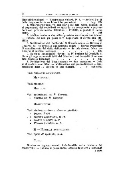 La giustizia amministrativa raccolta di decisioni e pareri del Consiglio di Stato, decisioni della Corte dei conti, sentenze della Cassazione di Roma, e decisioni delle Giunte provinciali amministrative