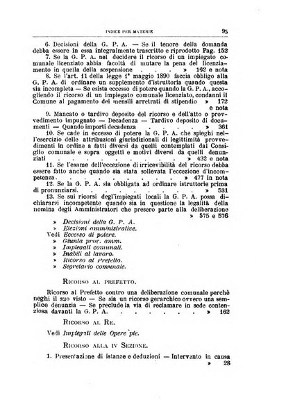 La giustizia amministrativa raccolta di decisioni e pareri del Consiglio di Stato, decisioni della Corte dei conti, sentenze della Cassazione di Roma, e decisioni delle Giunte provinciali amministrative