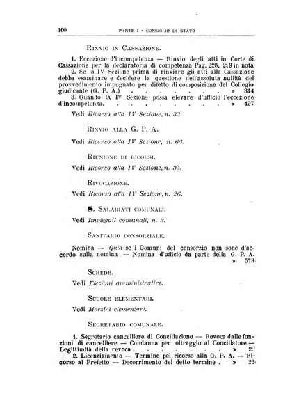 La giustizia amministrativa raccolta di decisioni e pareri del Consiglio di Stato, decisioni della Corte dei conti, sentenze della Cassazione di Roma, e decisioni delle Giunte provinciali amministrative