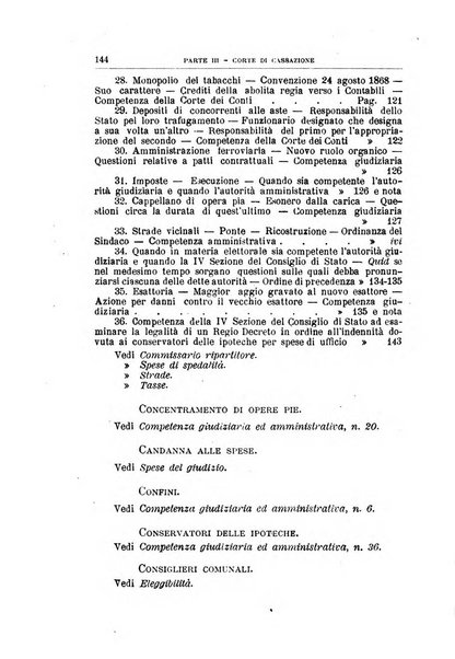 La giustizia amministrativa raccolta di decisioni e pareri del Consiglio di Stato, decisioni della Corte dei conti, sentenze della Cassazione di Roma, e decisioni delle Giunte provinciali amministrative