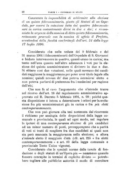 La giustizia amministrativa raccolta di decisioni e pareri del Consiglio di Stato, decisioni della Corte dei conti, sentenze della Cassazione di Roma, e decisioni delle Giunte provinciali amministrative