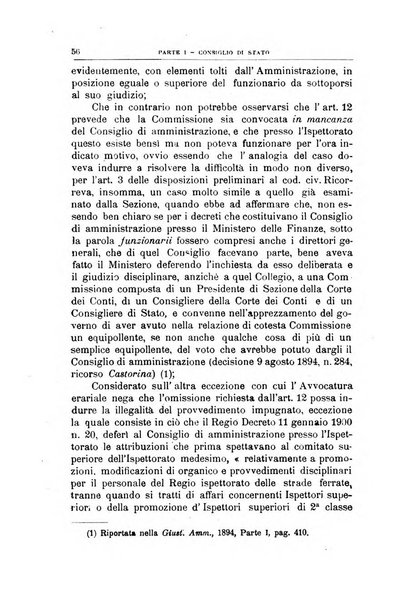 La giustizia amministrativa raccolta di decisioni e pareri del Consiglio di Stato, decisioni della Corte dei conti, sentenze della Cassazione di Roma, e decisioni delle Giunte provinciali amministrative