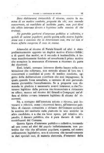 La giustizia amministrativa raccolta di decisioni e pareri del Consiglio di Stato, decisioni della Corte dei conti, sentenze della Cassazione di Roma, e decisioni delle Giunte provinciali amministrative