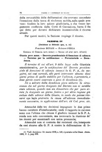 La giustizia amministrativa raccolta di decisioni e pareri del Consiglio di Stato, decisioni della Corte dei conti, sentenze della Cassazione di Roma, e decisioni delle Giunte provinciali amministrative