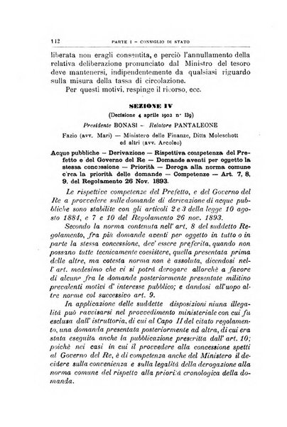 La giustizia amministrativa raccolta di decisioni e pareri del Consiglio di Stato, decisioni della Corte dei conti, sentenze della Cassazione di Roma, e decisioni delle Giunte provinciali amministrative