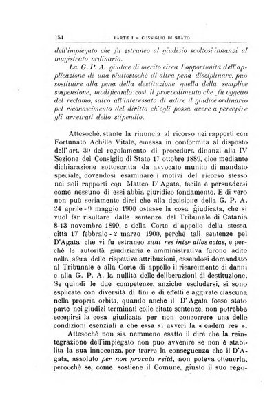 La giustizia amministrativa raccolta di decisioni e pareri del Consiglio di Stato, decisioni della Corte dei conti, sentenze della Cassazione di Roma, e decisioni delle Giunte provinciali amministrative