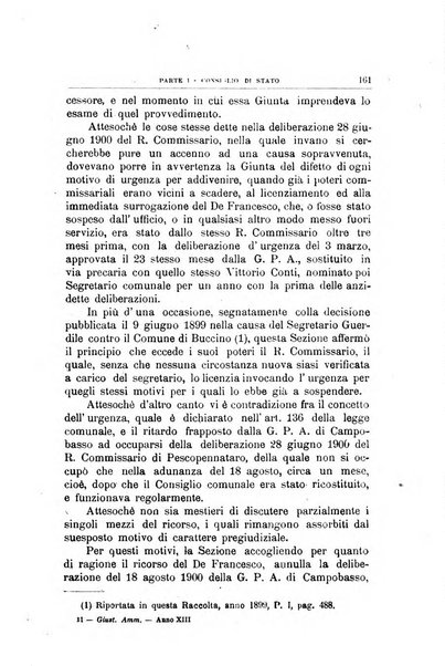 La giustizia amministrativa raccolta di decisioni e pareri del Consiglio di Stato, decisioni della Corte dei conti, sentenze della Cassazione di Roma, e decisioni delle Giunte provinciali amministrative