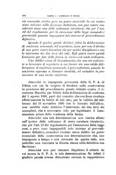 La giustizia amministrativa raccolta di decisioni e pareri del Consiglio di Stato, decisioni della Corte dei conti, sentenze della Cassazione di Roma, e decisioni delle Giunte provinciali amministrative