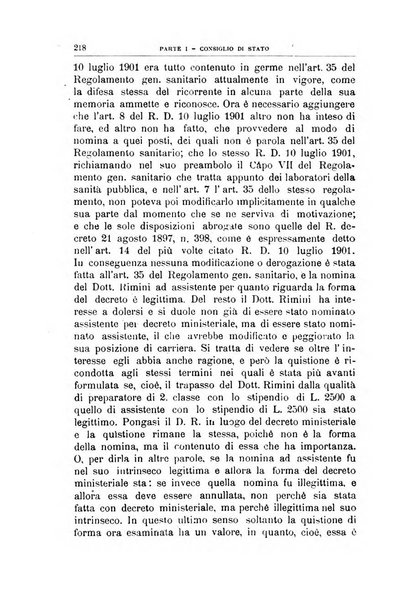 La giustizia amministrativa raccolta di decisioni e pareri del Consiglio di Stato, decisioni della Corte dei conti, sentenze della Cassazione di Roma, e decisioni delle Giunte provinciali amministrative