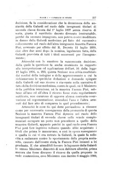 La giustizia amministrativa raccolta di decisioni e pareri del Consiglio di Stato, decisioni della Corte dei conti, sentenze della Cassazione di Roma, e decisioni delle Giunte provinciali amministrative