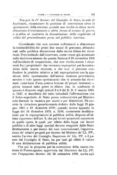 La giustizia amministrativa raccolta di decisioni e pareri del Consiglio di Stato, decisioni della Corte dei conti, sentenze della Cassazione di Roma, e decisioni delle Giunte provinciali amministrative