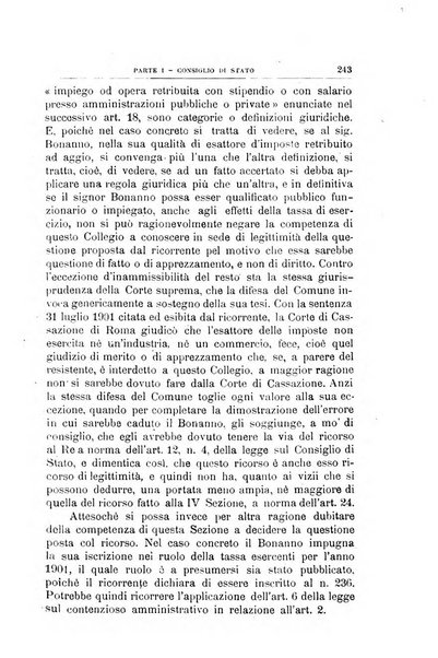 La giustizia amministrativa raccolta di decisioni e pareri del Consiglio di Stato, decisioni della Corte dei conti, sentenze della Cassazione di Roma, e decisioni delle Giunte provinciali amministrative