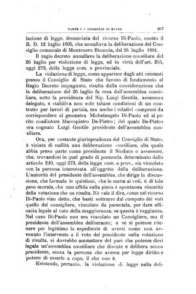 La giustizia amministrativa raccolta di decisioni e pareri del Consiglio di Stato, decisioni della Corte dei conti, sentenze della Cassazione di Roma, e decisioni delle Giunte provinciali amministrative