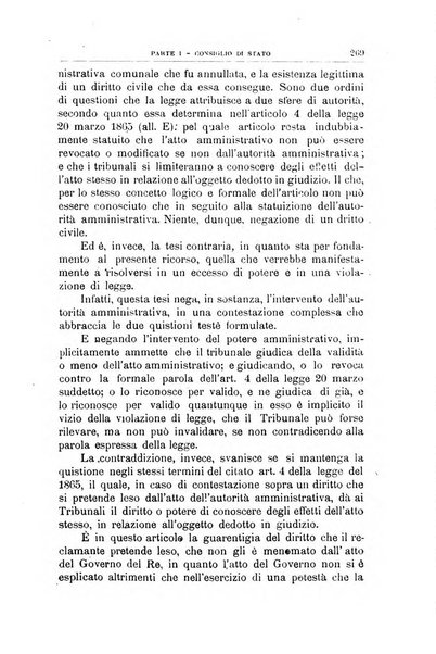 La giustizia amministrativa raccolta di decisioni e pareri del Consiglio di Stato, decisioni della Corte dei conti, sentenze della Cassazione di Roma, e decisioni delle Giunte provinciali amministrative