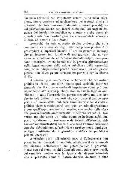 La giustizia amministrativa raccolta di decisioni e pareri del Consiglio di Stato, decisioni della Corte dei conti, sentenze della Cassazione di Roma, e decisioni delle Giunte provinciali amministrative