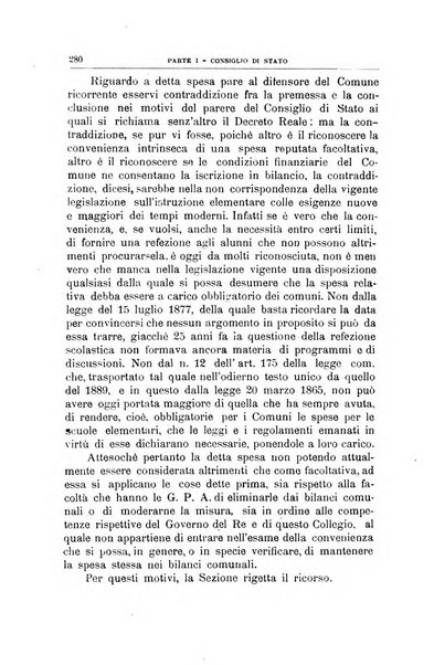 La giustizia amministrativa raccolta di decisioni e pareri del Consiglio di Stato, decisioni della Corte dei conti, sentenze della Cassazione di Roma, e decisioni delle Giunte provinciali amministrative