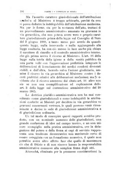 La giustizia amministrativa raccolta di decisioni e pareri del Consiglio di Stato, decisioni della Corte dei conti, sentenze della Cassazione di Roma, e decisioni delle Giunte provinciali amministrative