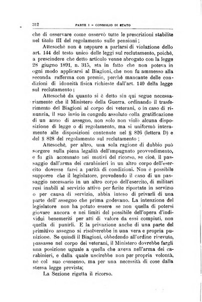 La giustizia amministrativa raccolta di decisioni e pareri del Consiglio di Stato, decisioni della Corte dei conti, sentenze della Cassazione di Roma, e decisioni delle Giunte provinciali amministrative