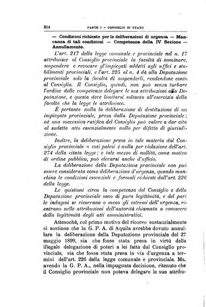 La giustizia amministrativa raccolta di decisioni e pareri del Consiglio di Stato, decisioni della Corte dei conti, sentenze della Cassazione di Roma, e decisioni delle Giunte provinciali amministrative