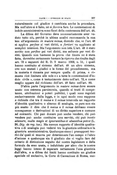 La giustizia amministrativa raccolta di decisioni e pareri del Consiglio di Stato, decisioni della Corte dei conti, sentenze della Cassazione di Roma, e decisioni delle Giunte provinciali amministrative