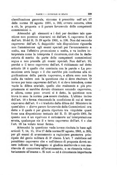 La giustizia amministrativa raccolta di decisioni e pareri del Consiglio di Stato, decisioni della Corte dei conti, sentenze della Cassazione di Roma, e decisioni delle Giunte provinciali amministrative