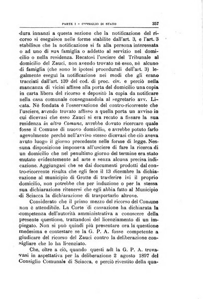 La giustizia amministrativa raccolta di decisioni e pareri del Consiglio di Stato, decisioni della Corte dei conti, sentenze della Cassazione di Roma, e decisioni delle Giunte provinciali amministrative