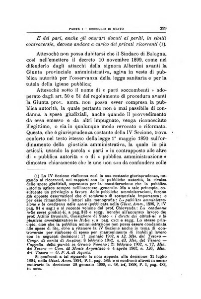 La giustizia amministrativa raccolta di decisioni e pareri del Consiglio di Stato, decisioni della Corte dei conti, sentenze della Cassazione di Roma, e decisioni delle Giunte provinciali amministrative