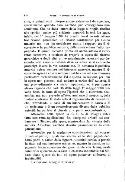 La giustizia amministrativa raccolta di decisioni e pareri del Consiglio di Stato, decisioni della Corte dei conti, sentenze della Cassazione di Roma, e decisioni delle Giunte provinciali amministrative