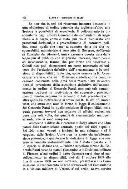 La giustizia amministrativa raccolta di decisioni e pareri del Consiglio di Stato, decisioni della Corte dei conti, sentenze della Cassazione di Roma, e decisioni delle Giunte provinciali amministrative