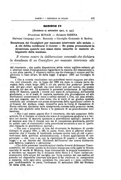 La giustizia amministrativa raccolta di decisioni e pareri del Consiglio di Stato, decisioni della Corte dei conti, sentenze della Cassazione di Roma, e decisioni delle Giunte provinciali amministrative