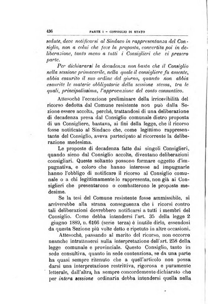 La giustizia amministrativa raccolta di decisioni e pareri del Consiglio di Stato, decisioni della Corte dei conti, sentenze della Cassazione di Roma, e decisioni delle Giunte provinciali amministrative