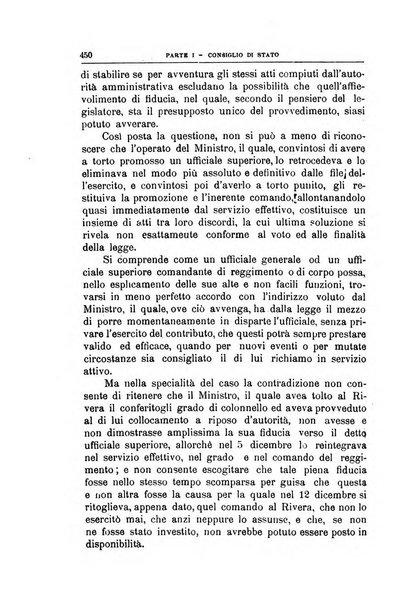 La giustizia amministrativa raccolta di decisioni e pareri del Consiglio di Stato, decisioni della Corte dei conti, sentenze della Cassazione di Roma, e decisioni delle Giunte provinciali amministrative