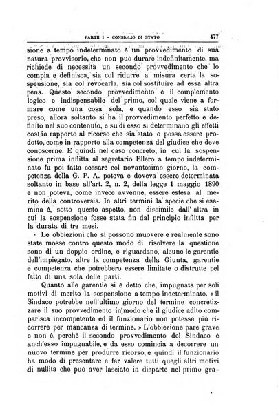 La giustizia amministrativa raccolta di decisioni e pareri del Consiglio di Stato, decisioni della Corte dei conti, sentenze della Cassazione di Roma, e decisioni delle Giunte provinciali amministrative